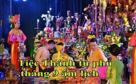 Tiệc Thánh tứ phủ trong tháng 9 âm lịch